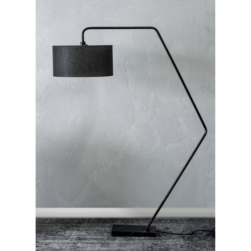 Renwil Penelin 65.25" Length Floor Lamp, Black