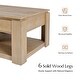 preview thumbnail 15 of 16, Jorge Modern 4-Drawers Coffee Table with 6 Solid Wood Legs by HULALA HOME