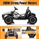 preview thumbnail 13 of 13, Electric Go-Kart 24V Ride-On for Kids 6+, 6MPH, 200W Motors, Off-Road, Shock Absorbers, High/Low Speed, Wide Seat