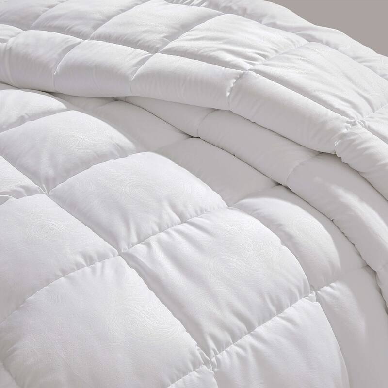 All Season Medium Weight Embossed Reversible Down Alternative Duvet Insert Comforter