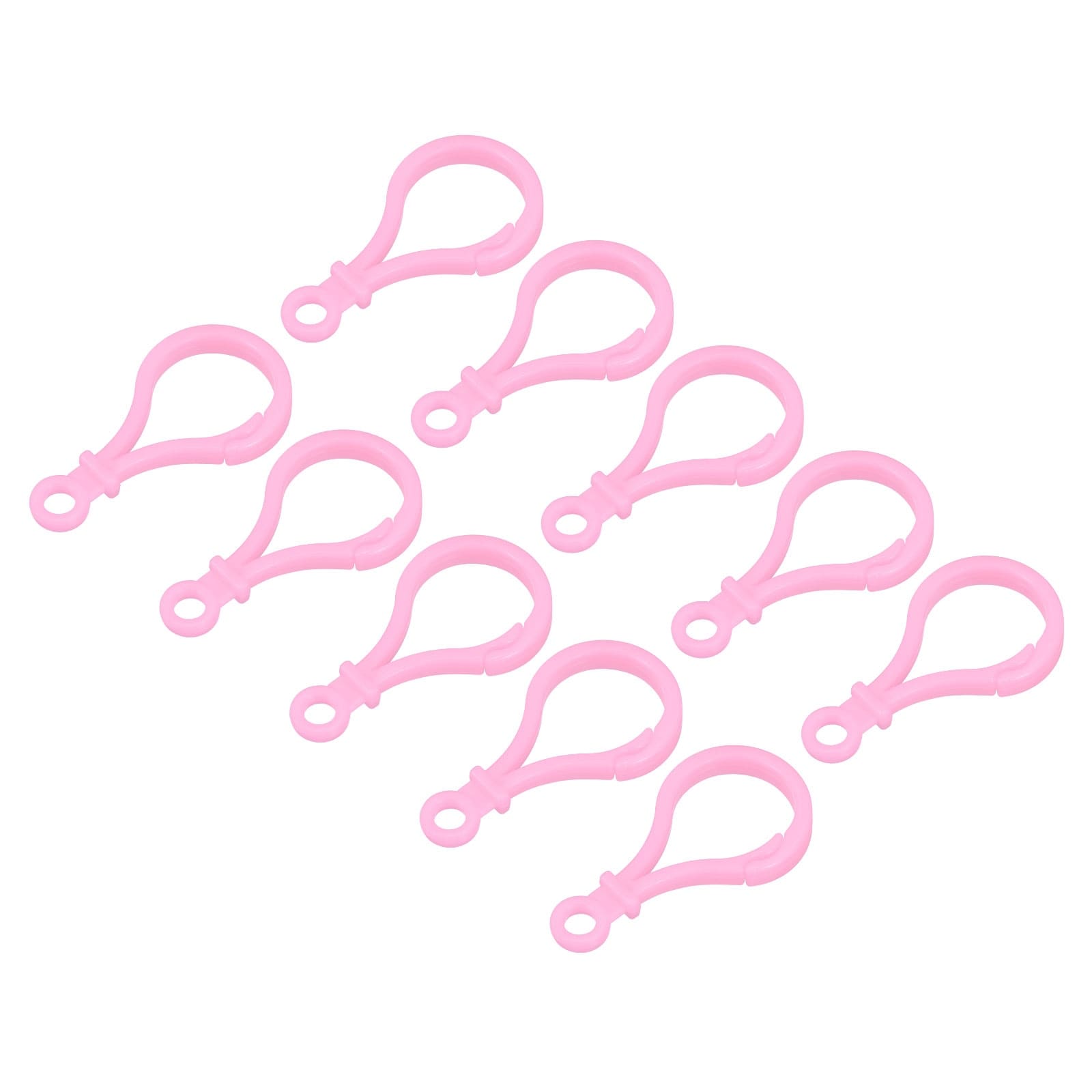 Plastic Lobster Clasps, Claw Snap Hooks for Keychains DIY Pink, 100Pcs -  Pink - 50mm - Bed Bath & Beyond - 36886180