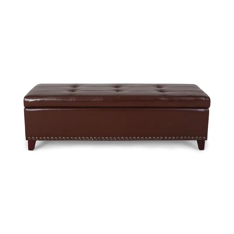 Ottoman With Storage 51 Inch Large Ottomans Storage Bench
