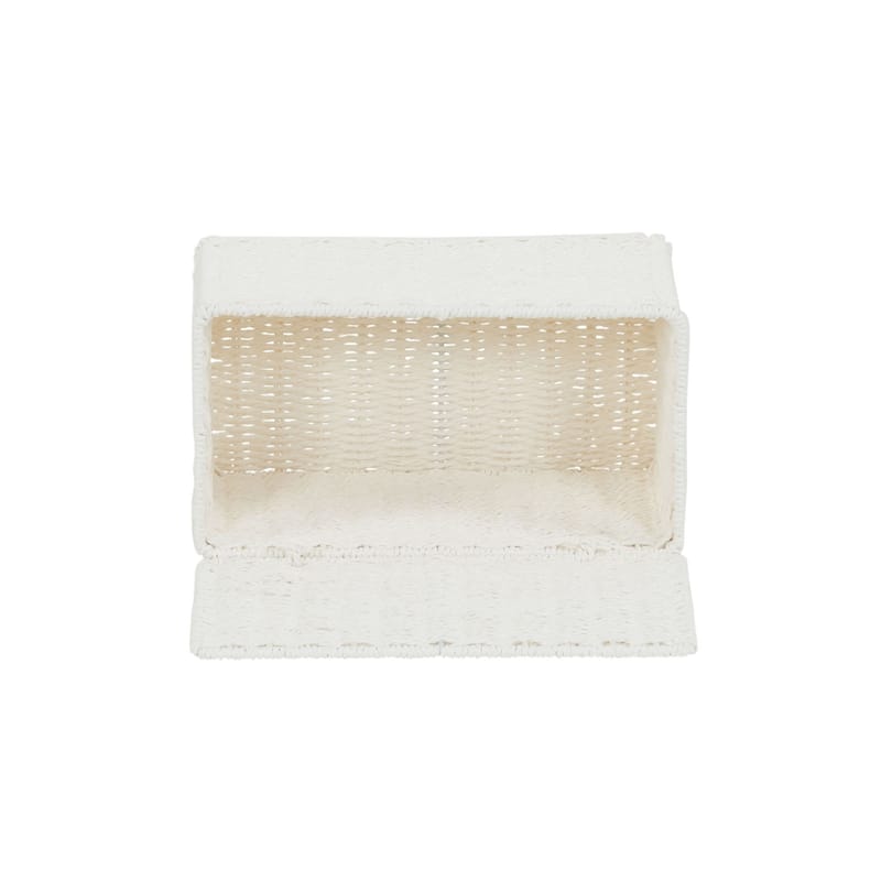 Household Essentials Wicker Basket with Lid