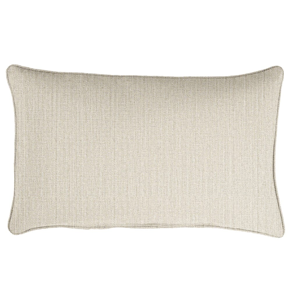 Sunbrella Canvas Indoor/Outdoor 12x24 Corded Lumbar Pillow (Single) - 12 in H x 24 in W x 6 in D