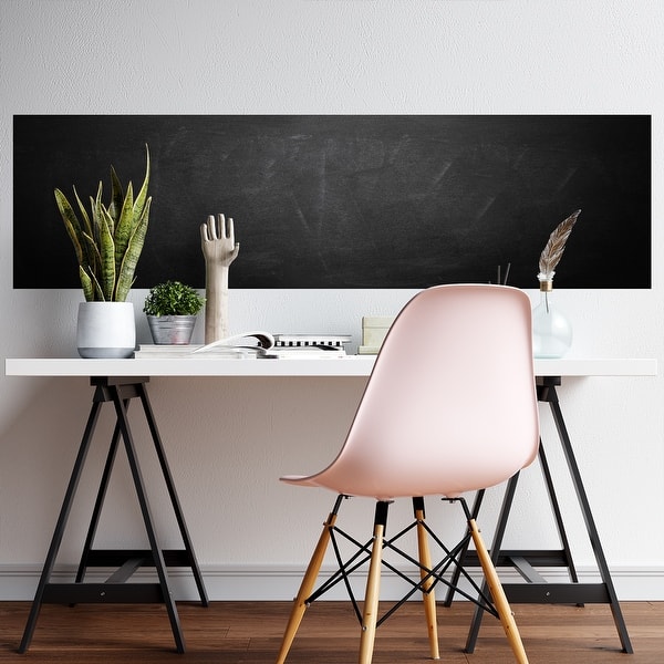slide 2 of 9, Walplus Blackboard Chalkboard Wall Stickers 79 inches Peel & Stick with Flexichalk Marker Neon Color Liquid Chalks Pen