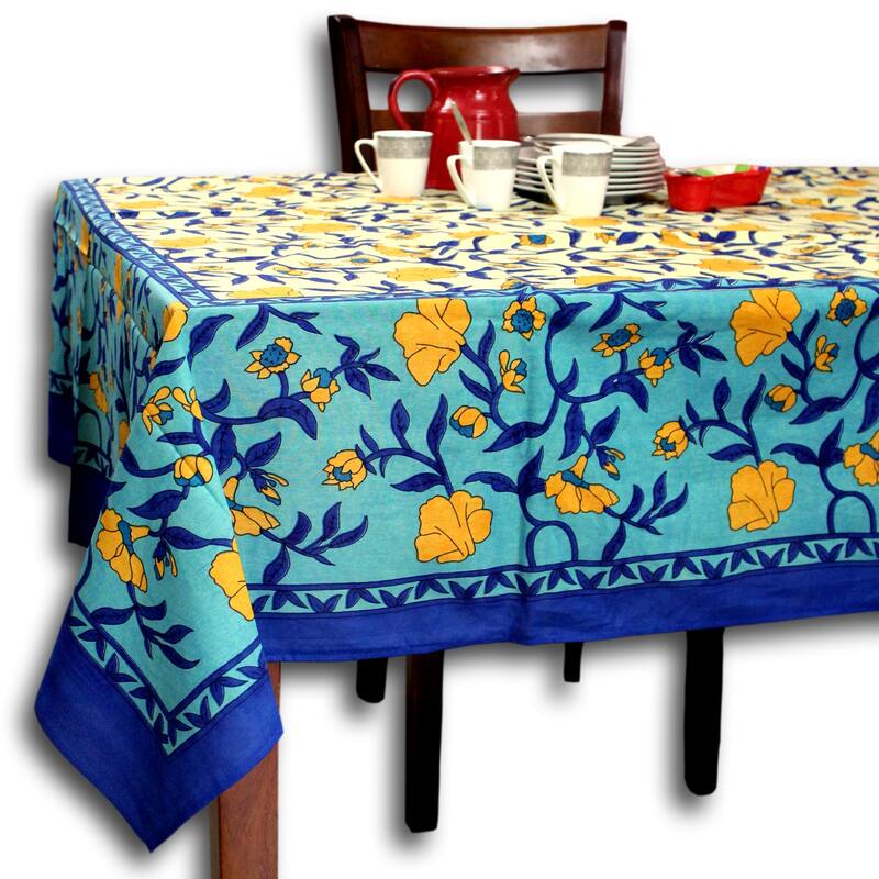 Cotton Sensationally Floral Tablecloth Rectangle Collection