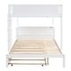 preview thumbnail 26 of 58, Merax Full/Twin Bunk Bed with Twin size Trundle, Storage and Desk