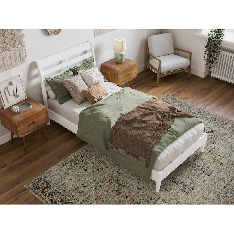Savannah Solid Wood Low Profile Platform Bed
