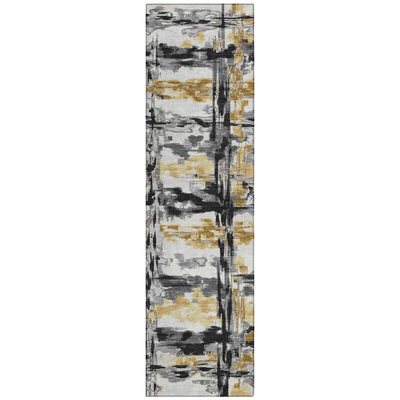 Machine Washable Indoor/ Outdoor Casual Fowler Chantille Rug