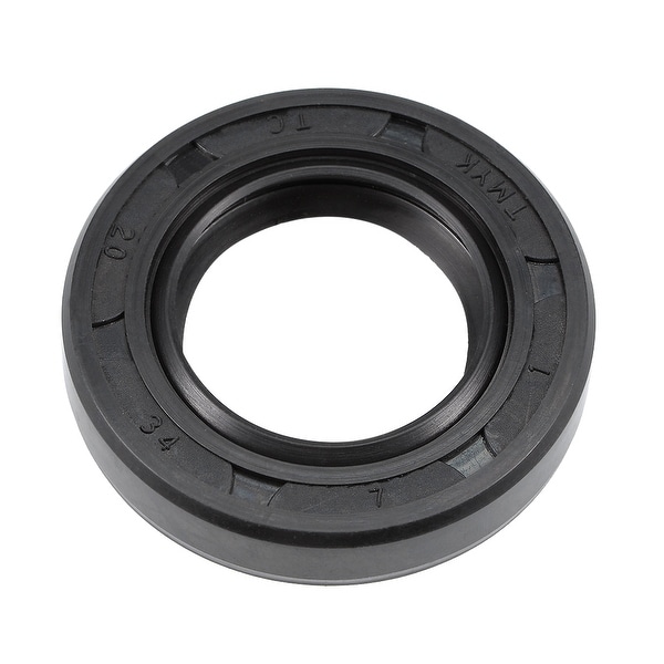 Oil Seal, TC 20mm x 34mm x 7mm, Nitrile Rubber Cover Double Lip - 20mmx34mmx7mm