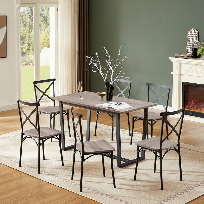 Kitchen Table Set Perfect for Kitchen, Breakfast Nook, Living Room Occasions