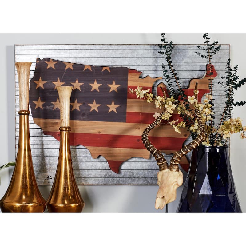 Benzara Metal and Wood Wall Decor