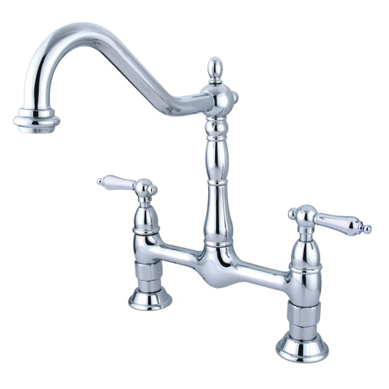 Heritage Bridge Kitchen Faucet - Overstock - 13194105