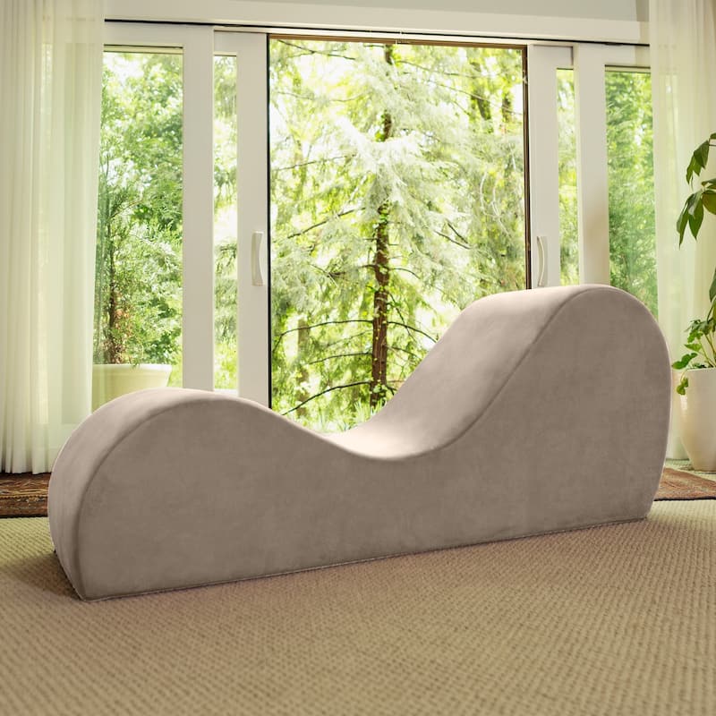 Avana Yoga Chaise Lounge Chair - Beige