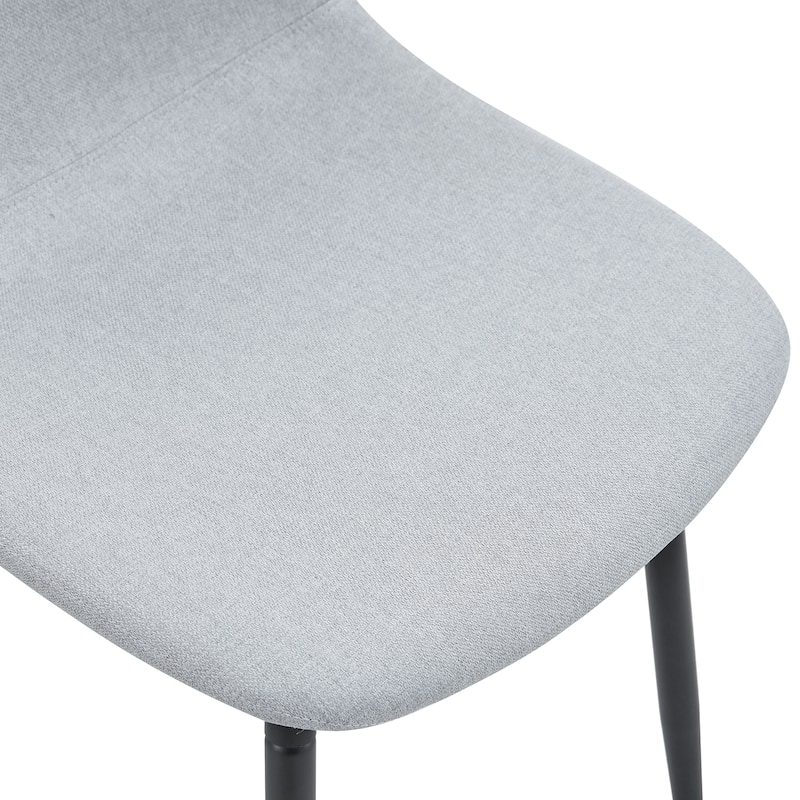 Kitchen Dining Table Set for 4/6/8, 67" Wood Table with Linen-Cotton Chairs, Stylish Dining Room Table Set for Gatherings