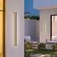 preview thumbnail 20 of 31, 1-Light Modern Linear Strip Integrated LED IP65 Waterproof Indoor/ Outdoor Wall Light