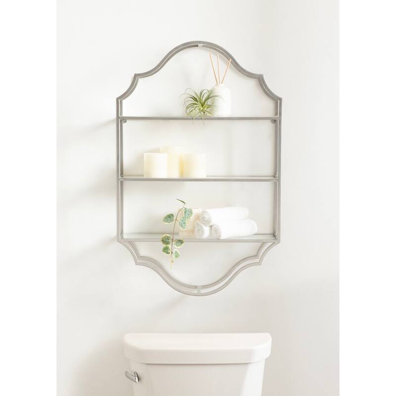 Kate and Laurel Leanna Tiered Wall Shelf