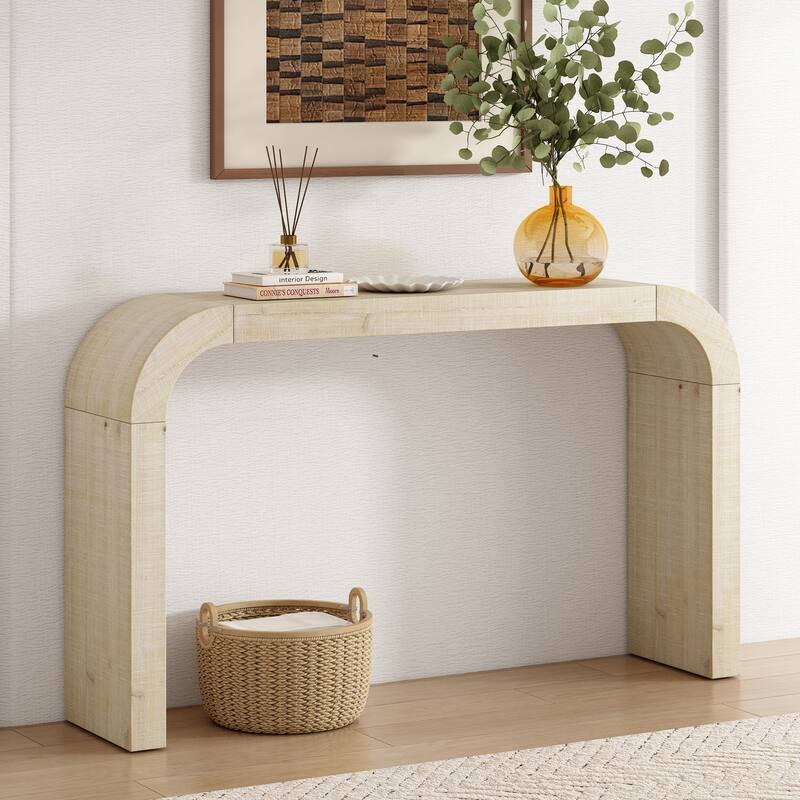 Mirodn Contemporary Console table by Christopher Knight Home - Natural