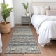 preview thumbnail 30 of 47, Premium Washable Super Soft Abstract Ombre Stripes Mayfield Rug Gray - 2' 3" x 7' 6" - Runner