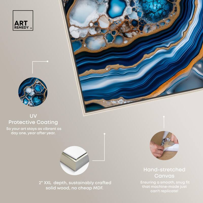 Azure Alveoli II Canvas by Art Remedy