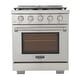 preview thumbnail 2 of 36, KUCHT Professional 30 in. 4.2 cu. ft. Natural Gas Range with Sealed Burners and Convection Oven in Stainless Steel