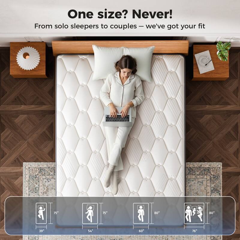 SweDrea 10-Inch Hybrid Mattress with Timeless Comfort and Modern Design