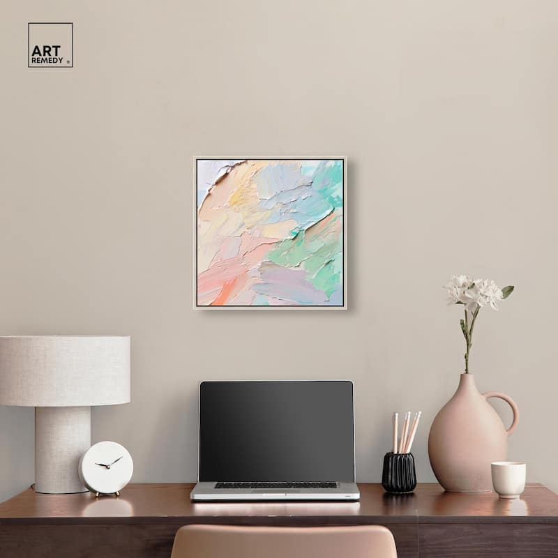 Flowing Mousse III Canvas by Art Remedy