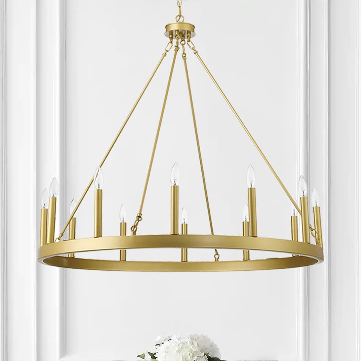 72 wagon wheel store chandelier