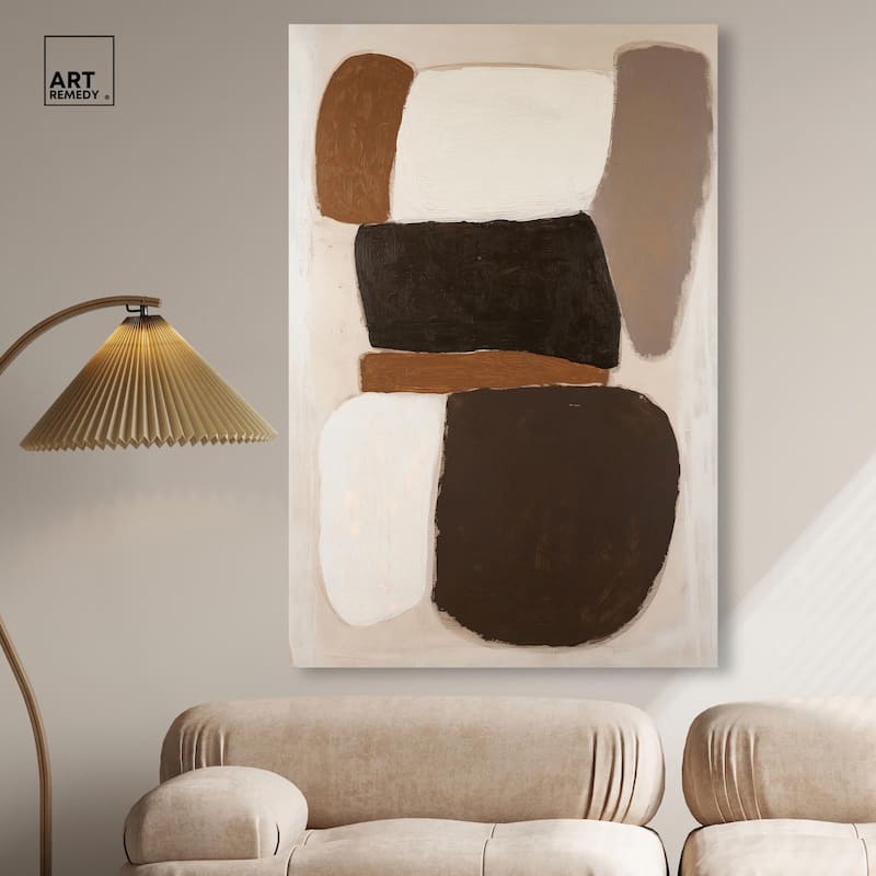 Asymmetrical Balance III Canvas by Art Remedy, Gallery Wrapped