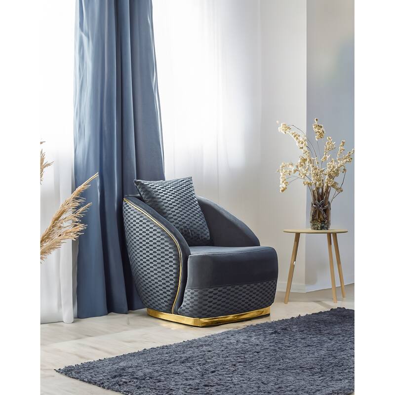 Divinia 2 Pieces Living Room Sets 2 Sofa 2 Chair