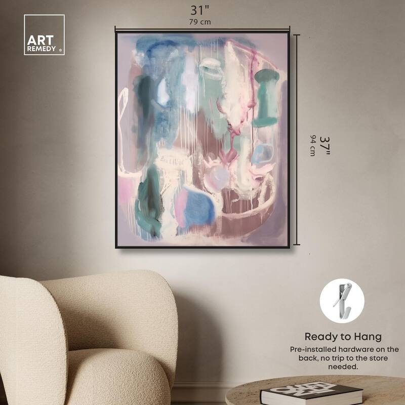 Silk and Satin I Canvas by Art Remedy