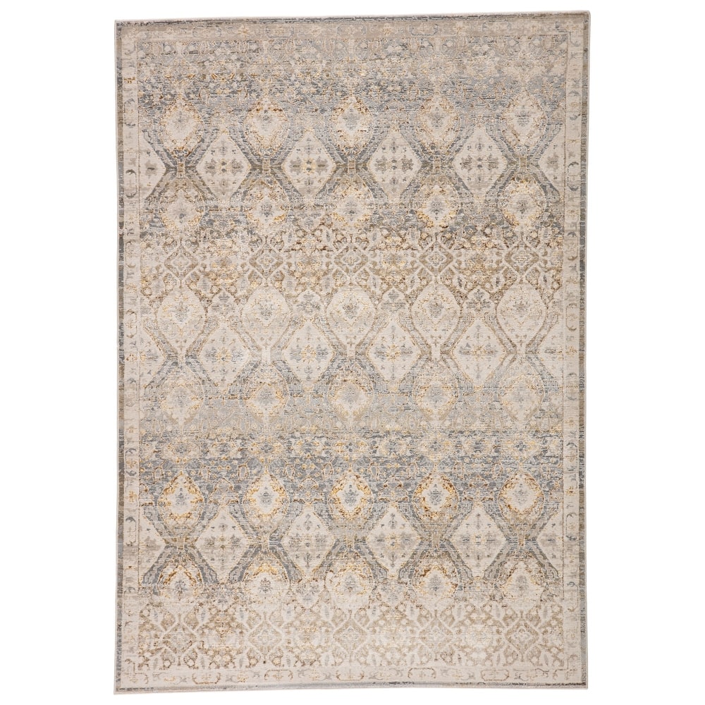 Hakeem Oriental Gray/ Gold Area Rug