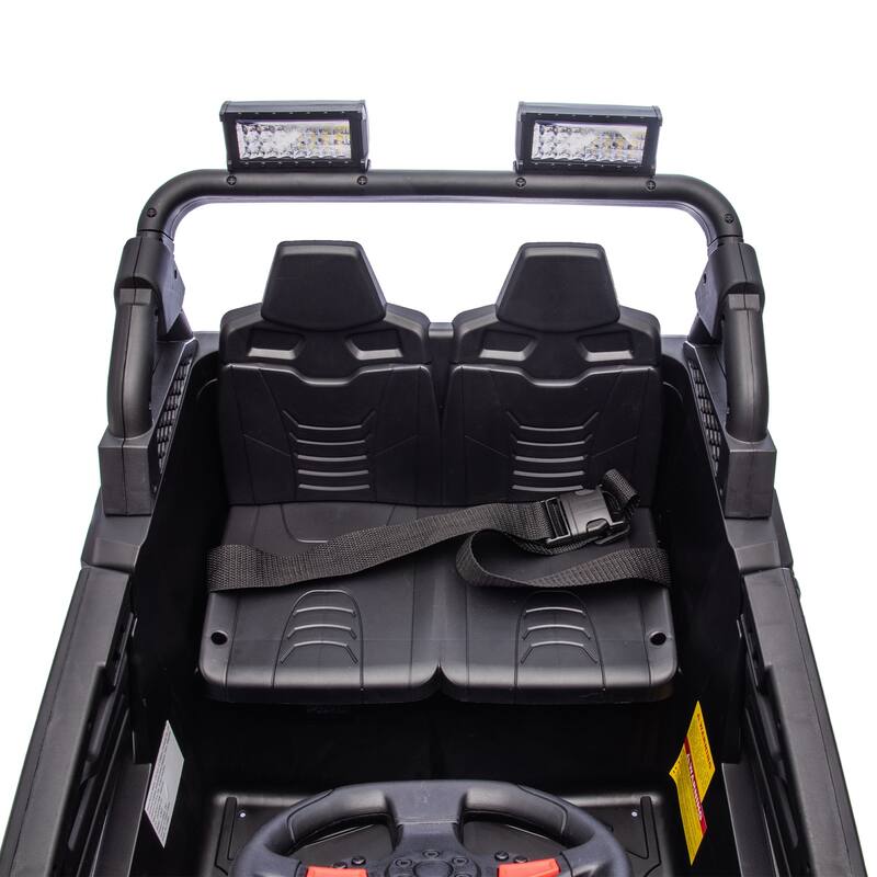 24V 400W Kids Ride On Electric UTV W/Parents Remote Control,Four-Wheel Suspension,LED Lights,Portable Handle