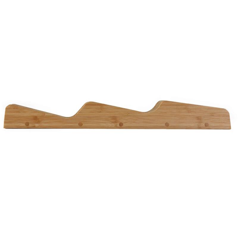 Cortesi Home Kassandra Natural Bamboo In-Drawer Knife Block