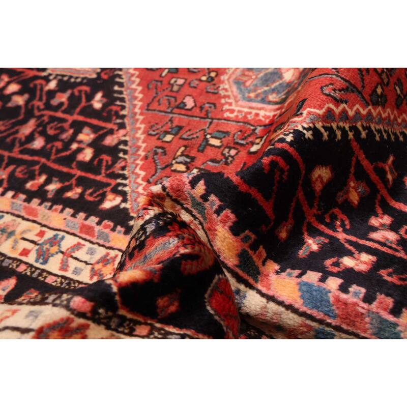 ECARPETGALLERY Hand-knotted Anadol Dark Navy Wool Rug - 3'11 x 6'9