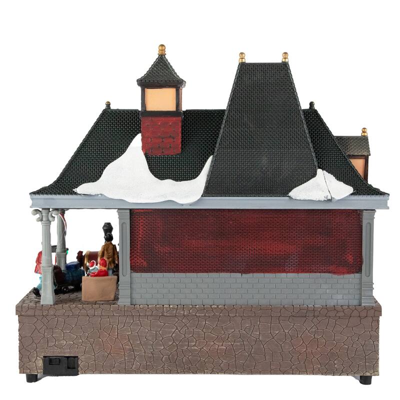 13" LED lighted and Musical Christmas Train Village Display