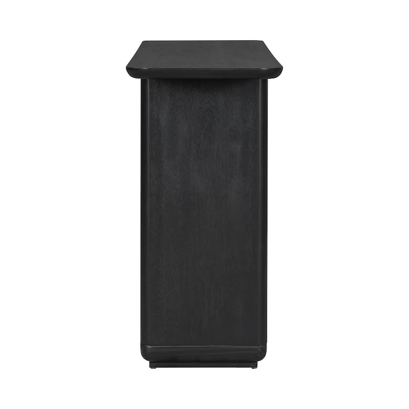Minimalist Console Table with Curved Corners