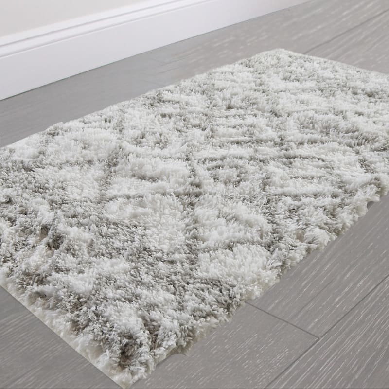 Nautica Puffy Safi White/Light Grey Rug - 24x36