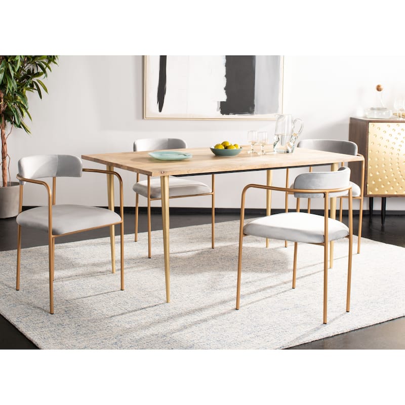 SAFAVIEH Conradine Side Chairs (Set of 2) - 22" W x 20" D x 31" H - 22Wx20Dx31H