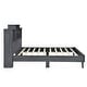 preview thumbnail 11 of 21, Slats Platform Bed Storage Headboard Bed Frame Noise-Free Design with USB Charging & Center Support Legs, High Weight Capacity