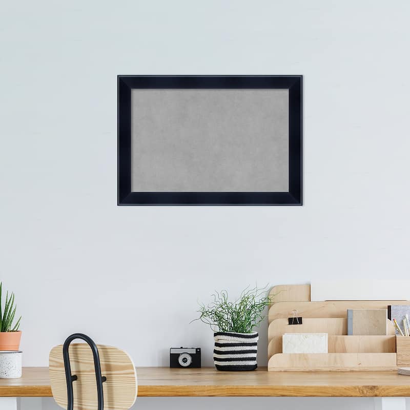 Amanti Art Madison Black Framed Magnetic Board