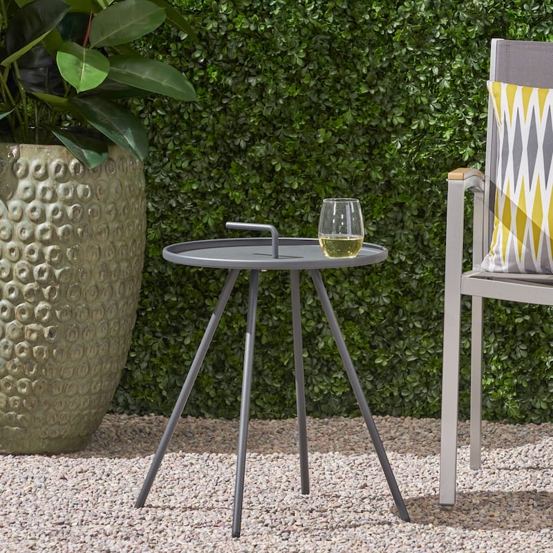 Steel Accent Side Table