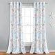 preview thumbnail 1 of 4, Lush Decor Harbor Life Light Filtering Window Curtain Panels Single - 84" x 52" 84" x 52" - Blue-Taupe