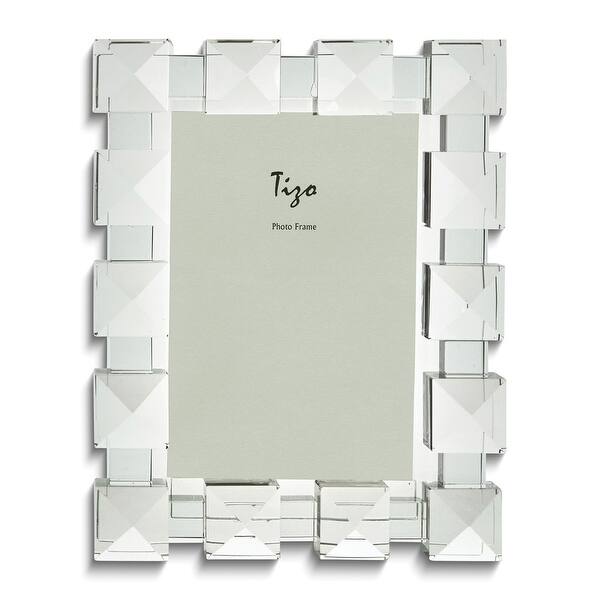 crystal cube photo frame