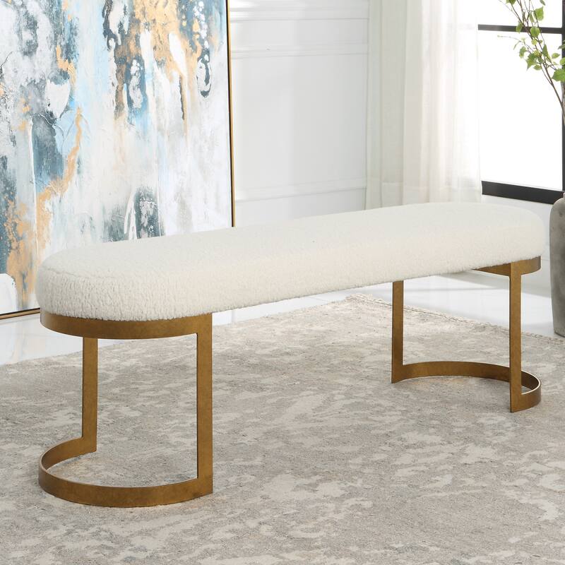 Uttermost 23757 Infinity 60" Wide Bench