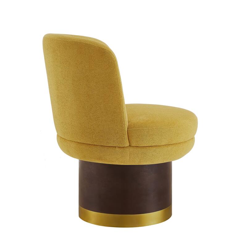 Christopher Knight Home - Swivel Harmony American Design Upholstered Round Swivel Barrel Chair with Chenille Fabric