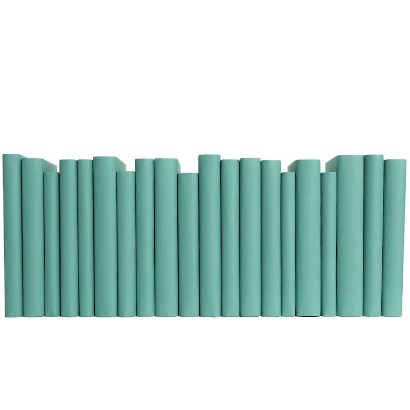 Books Blue Decorative Accessories: Aqua Wrapped Color By The Foot