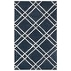 preview thumbnail 35 of 55, SAFAVIEH Handmade Himalaya Kelsie Modern Wool Rug 2' x 3' - Navy/Silver - Rectangle