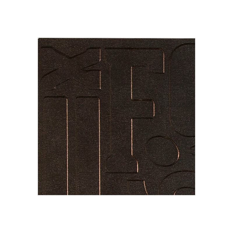 FASÄDE Alphabet 4-foot x 8-foot PVC Wall Panel in Smoked Pewter
