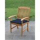 preview thumbnail 10 of 12, Cambridge Casual Leon 6-Piece Teak Patio Extendable Dining Set